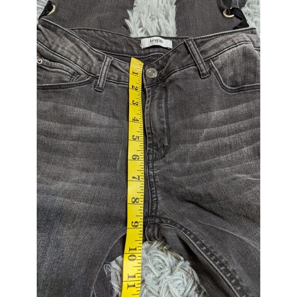 Kensie Jeans Skinny Womens Size 4/27‎ 4 Velvet Tie Off Cuffs Black 25 inseam - Picture 5 of 10